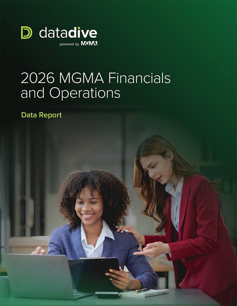 2026 MGMA Financials and Operations Data Report